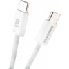 Cablu Date si Incarcare USB-C - USB-C Blue Power NB-Q273, 60W, 1m, Alb, Universal
