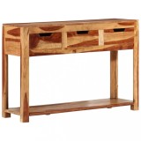 Masă consolă, 110x35x75 cm, lemn masiv de acacia