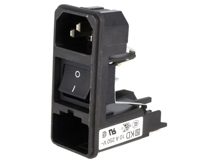 Conector alimentare AC 10A 250V