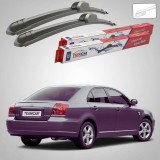 Cumpara ieftin Ștergătoare Toyota Avensis T25 Liftback Plastic 2003-2008 | Set Față Flat &ndash; TeamCar&reg;