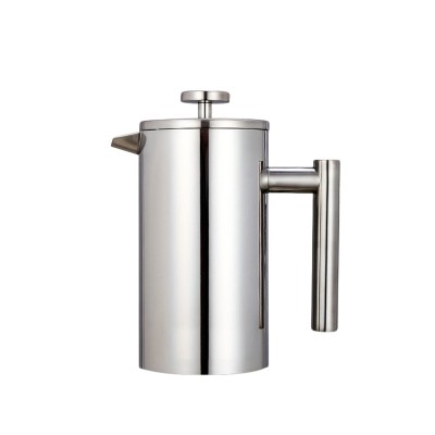 Infuzor, din otel inoxidabil, 1000 ml, aspect modern, capac solid, piston pentru filtrare, Inaltime 22 cm, Diametru 10.5 cm foto