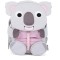 Rucsac pentru copii Affenzahn, 8L, urs koala, gri - SECOND