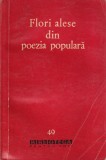 Flori alese din poezia populara