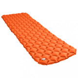 Saltea gonflabilă, portocaliu, 58 x 190 cm, vidaXL