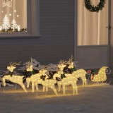 Cumpara ieftin Renii LED 7 pcs Auriu țesătură