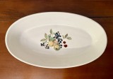 VAS/ TAVA DIN PORTELAN REZISTENT LA CUPTOR- MARCAJ RICHARD GINORI- "PIROFILA" L36cm