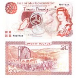 Insula Man Isle of Man 20 Pounds 2024 P-49b UNC