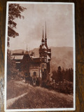 SINAIA - CASTELUL PELES - SUPRATIPAR BUSTENI - SEPIA, Circulata, Fotografie