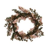 Cumpara ieftin Decoratiune - Wreath Plastic Snow Berries - Pink | Kaemingk