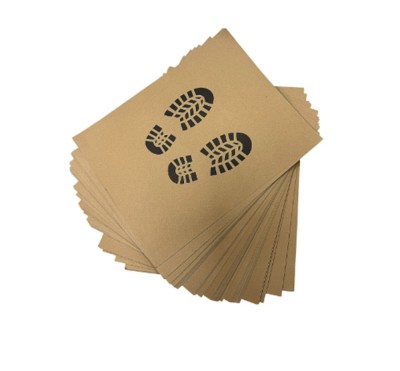 Pres covoras hartie protectie podea auto set 100 bucati 40x50cm foto