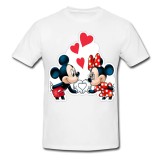Tricou &quot; Mickey Mouse and Minnie Mouse - love &quot;