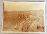 Fotografie originală Primul Război Mondial &ndash; Trupe austro-ungare &icirc;n tranșee pe front