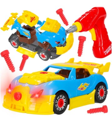 Masina de constructie tip sport 2 in 1 cu lumini si sunete foto