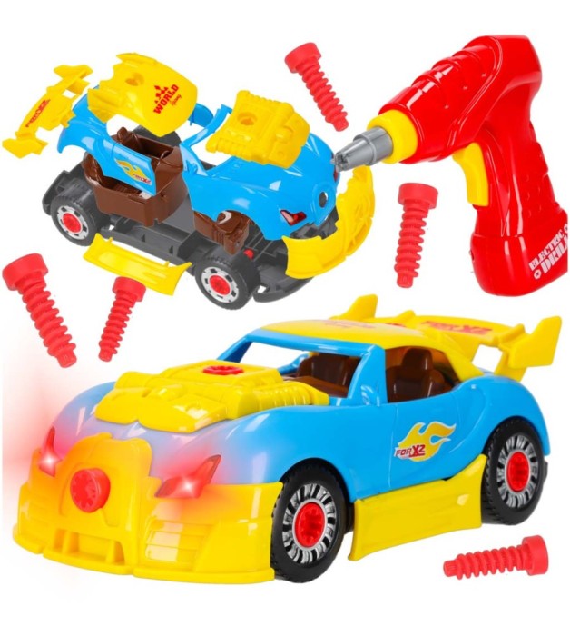 Masina de constructie tip sport 2 in 1 cu lumini si sunete