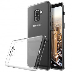 Carcasa Husa Samsung Galaxy A8 2018 Samsung Galaxy A5 2018 de Protectie Transparenta, 0.5 mm + Folie de sticla securizata Samsung Galaxy A8 2018 Samsu foto