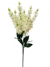Flori artificiale decorative, albe, 65 cm foto