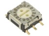&Icirc;ntrerupător codificare DEC/BCD 16 Poz SMT 100M&Omega;