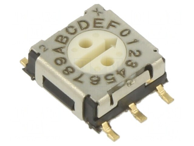 &Icirc;ntrerupător codificare DEC/BCD 16 Poz SMT 100M&Omega;