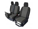 Cumpara ieftin Set huse scaune dedicate 2+1 Ford Transit Custom (2013-2023) negru-gri