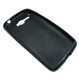 Husa silicon neagra (cu spate mat) pentru Alcatel One Touch X&#039;Pop (OT-5030, OT-5035D, OT-5035E, OT-5035Y)
