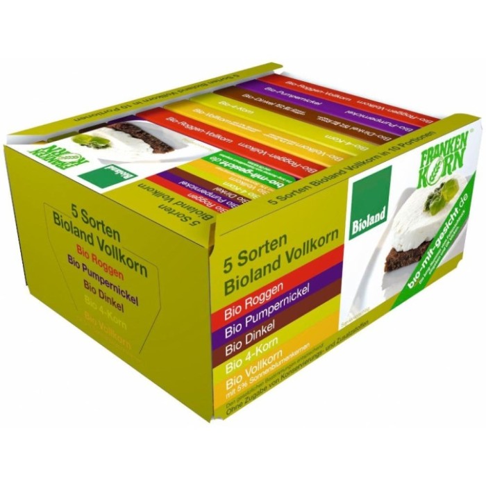 Set 5 sortimente de paine, eco