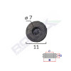 Capac Cauciuc Inchis Universal Diametru 7Mm Set 10 Buc 136024 C60495-RMX