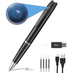 Pix Spion cu Camera Video si Microfon, Full HD 1080P, 30fps, Baterie 150 Minute, Inregistrare Audio-Video, USB Reincarcabil, Birou, Conferinte, Mac /