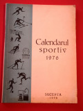 Carte sport - &quot;Calendarul Sportiv 1976&quot; CJEFS Suceava