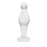 Glass Romance - Dop anal, transparent, 11.3 cm