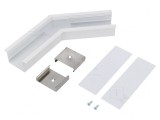 Conector 135&deg; Alb Aluminiu VARIO30-07