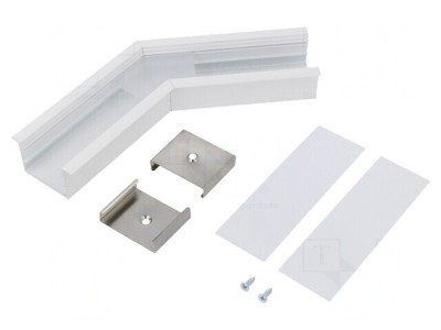 Conector 135&amp;deg; Alb Aluminiu VARIO30-07 foto
