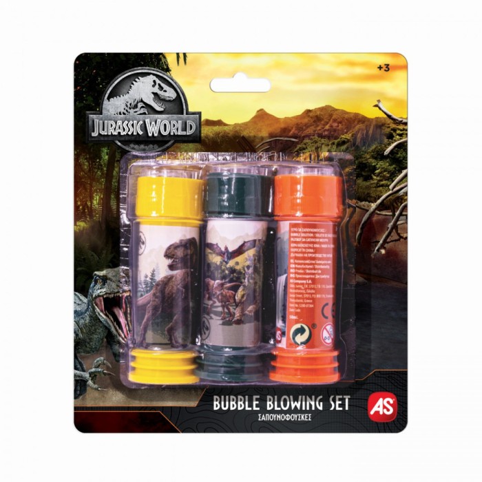 SET PENTRU BALOANE DE SAPUN JURASSIC WORLD