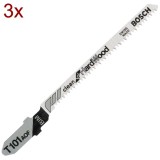 Bosch T 101 AOF - Panza fierastrau pendular tija cu un prag de prindere (T) 83 mm lemn taiere curba fina 3 bucati