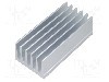 Radiator extrudat, aluminiu, 75mm x 36.8mm, naturala, FISCHER ELEKTRONIK - SK 657 75 AL