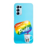 Husa compatibila cu Oppo A77 model Can&amp;#039;t hide our pride, Silicon, TPU, Viceversa, Transparent, Carcasa