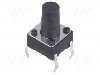 Microintrerupator 6x6mm, OFF-(ON), SPST-NO, NINIGI -