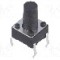 Microintrerupator 6x6mm, OFF-(ON), SPST-NO, NINIGI -