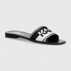 Karl Lagerfeld papuci SKOOT SOLAIRE femei, culoarea negru, KL80424