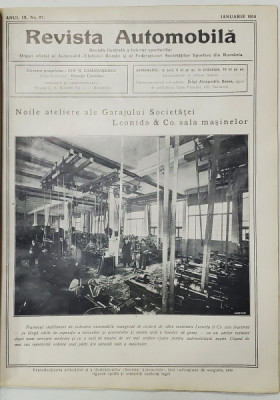 REVISTA AUTOMOBILA , REVISTA ILUSTRATA A TUTUROR SPORTURILOR , ORGAN OFICIAL AL A.C.R. SI AL FEDERATIEI SOC. SPORTIVE DIN ROMANIA , ANUL IX, No. 97, I foto