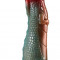 Dildo Chinese Dragon cu Ventuza, Silicon Lichid, Rosu/Verde, 19 cm, Passion Labs