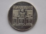 100 SCHILLING 1975 AUSTRIA-COMEMORATIVA-argint