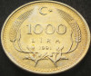 Moneda 1000 LIRE - TURCIA, anul 1991 * cod 1429 = A.UNC, Europa