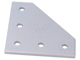 Bară plată triunghiulară FATH 88.5x5x88.5mm cod 093VL9090