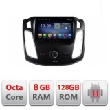 Navigatie FORD FOCUS 3 F-150 Octa Core cu Android Radio Bluetooth Internet GPS WIFI DSP 8+128GB 4G CarStore Technology