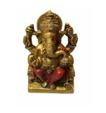 Statueta Ganesha din Rasina, 12.5 x 8 cm - Decoratiune Feng Shui, Obiect Decorativ Casa
