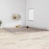 VidaXL Cușcă animale de companie cu ușă 52 panouri negru 35x35 cm oțel