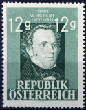 B1798 - Austria 1947 - Schubert neuzat,perfecta stare, Nestampilat