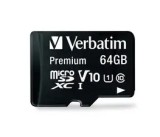Memorie Premium MicroSDXC Card VERBATIM 64GB Clasa 10 UHS-I U1 44084