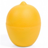 Cutie Depozitare Silva, Model Lamaie, Culoare Galben, Material Plastic, Diametru 10cm