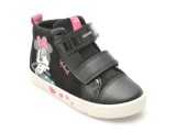 Ghete GEOX negre, B46D5B, din piele ecologica